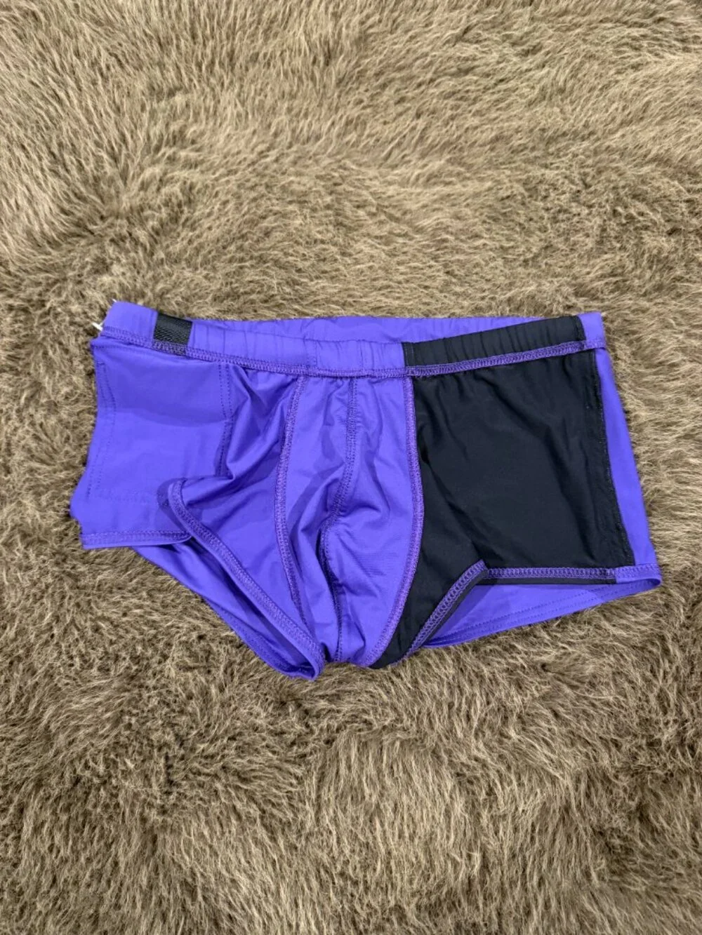 Gregg Homme Men's Swim Trunk Size Small Purple Black Like New